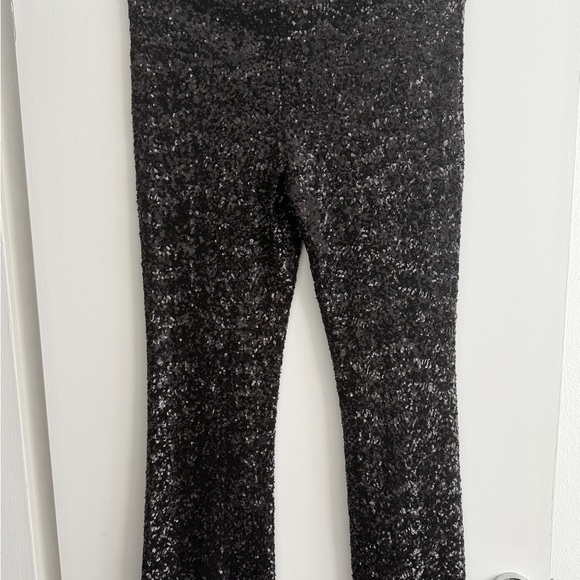 Zara sequin pants leggings flare - Picture 2 of 8